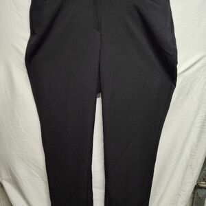 JM Collection Black Straight Leg Pants